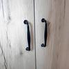 Railing furniture handle rustic metal black modern retro loft 128