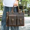 Briefcase Large-capacity Business Commuting Computer Bag High-end Genuine Leather Handbag