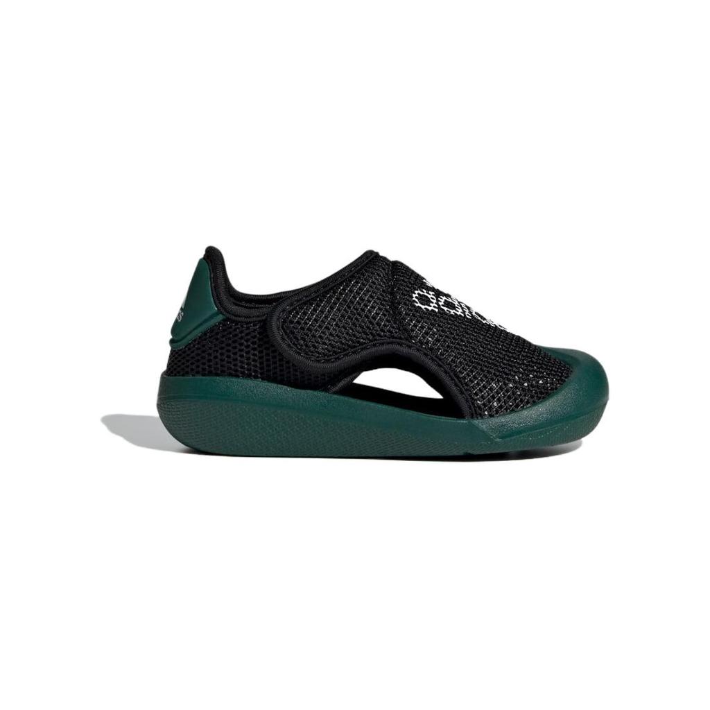 adidas Altaventure 2.0 Амортизирующие Устойчивые к истиранию Дышащие Низкие Детские Кроссовки Черно-Зеленые для Малышей и Детей ID6004