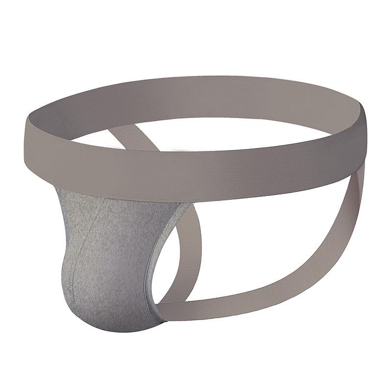 Мужские стринги ADANNU в европейском и американском стиле с низкой талией, однотонные, хлопковые, BP.01