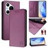 Роскошный кожаный чехол для Huawei Pura 70/Nova 11/Nova12/Nova13/Nova Y90/Mate 60 RFID-блокировка слота для карт Магнитная подставка для притяжения Ударопрочный откидной чехол