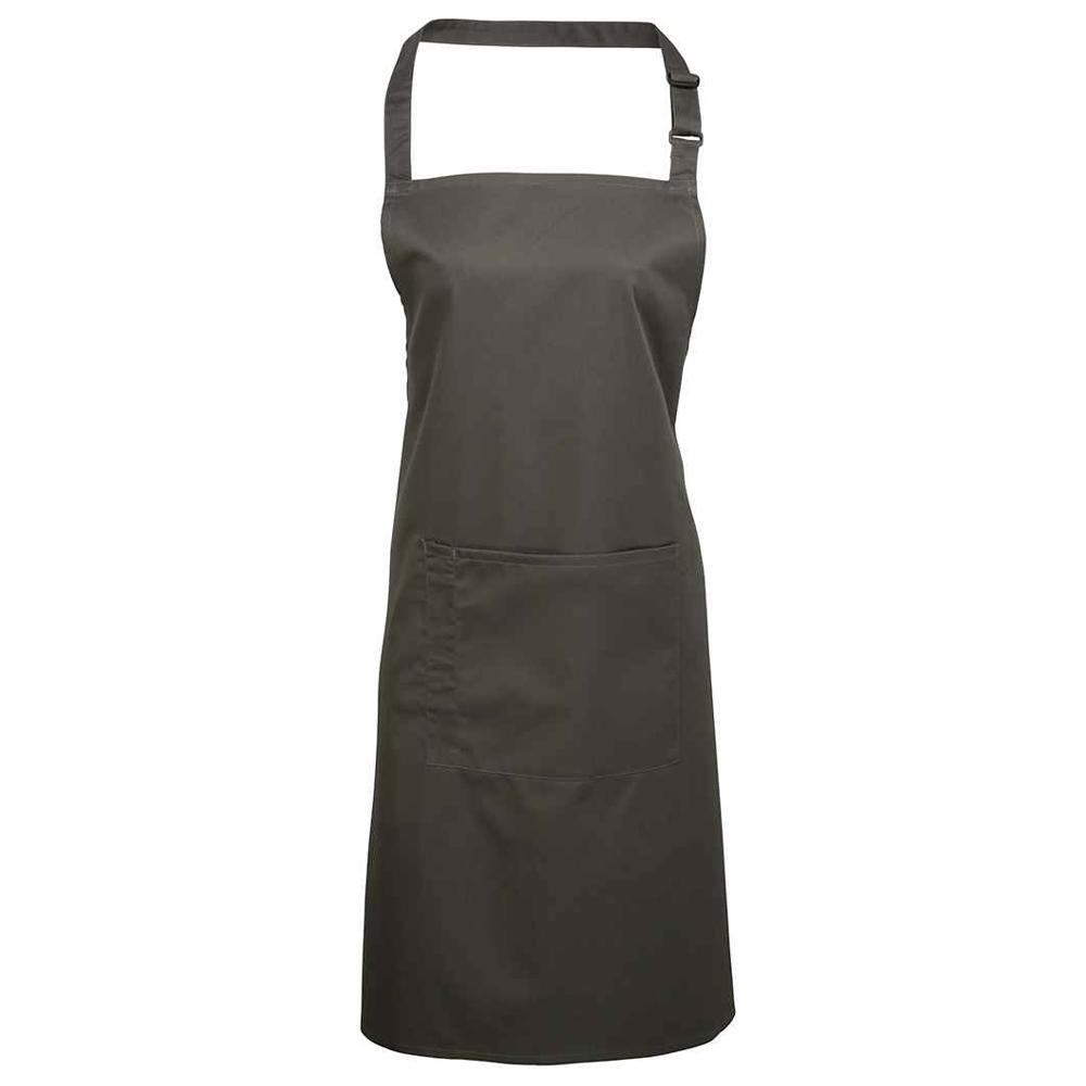 Premier Unisex Adult Colours Collection Pocket Bib Apron