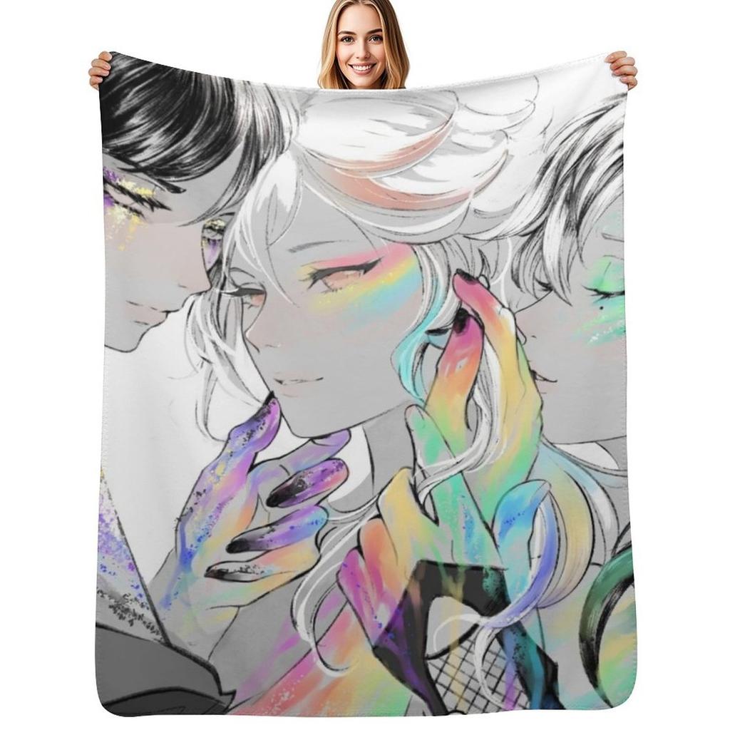 kazuha scaramouch heizou Throw Blanket Warm Napping Blanket for Office Couch Bed