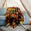 Personalized Custom Name Blanket - Attack on Titan Print Design,Blanket for Sofa,Bed,Travel,Camping - Soft and Warm, Great Gift