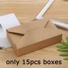 WTEMPO Simple Envelope Type Foldable Paper Gift Boxes DIY Daily Presents Packaging Boxes Party Decor Favor Boxes Perfect for Birthday Wedding