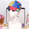 Quick Drying Oversized Swimming Cap Printed Fabric Bathing Cap Hot Spring Swimming Cap  Gift