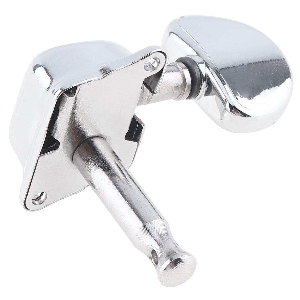 6 шт. хромированные колки для настройки гитары 3R + 3L полузакрытые полукруглые колки тюнеры для акустической гитары