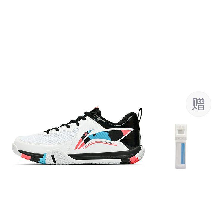 Li Ning Saga 2 Lite Низкие Бадминтонные Кроссовки Унисекс Белые AYTT003-2