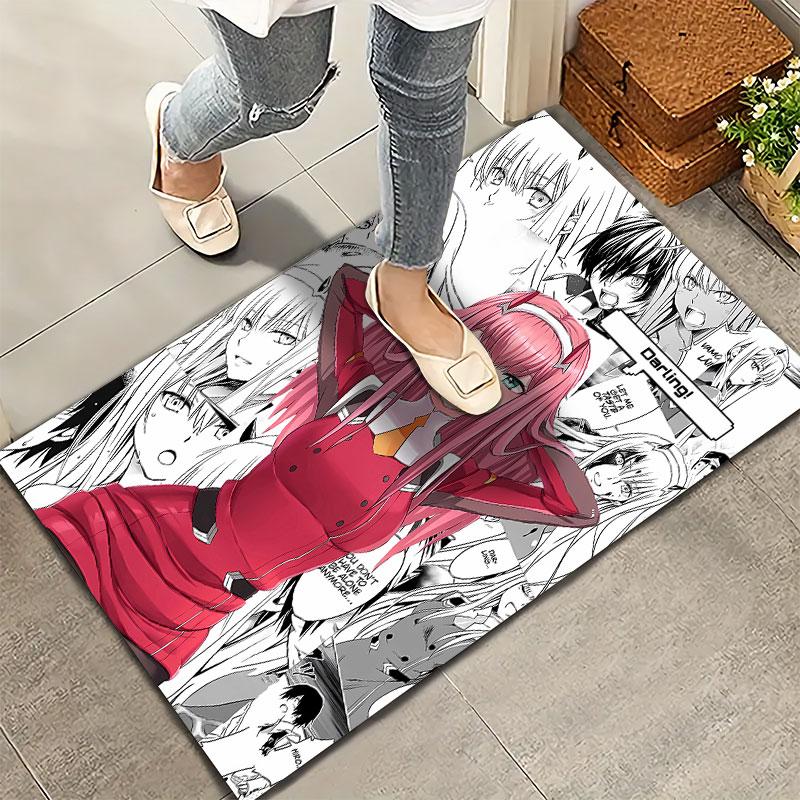 Franxx Zero Two Carpet Rug For Living Room Bedroom Home Sofa Decoration Kids Play Nonslip Floor Mat
