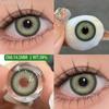 Eyeshare Colored Contact Lenses Light Blue Contact Lenses Cyan Colored Contact Lenses Brown Natural Lenses Colored Cosmetic Green Lenses 1 Pair