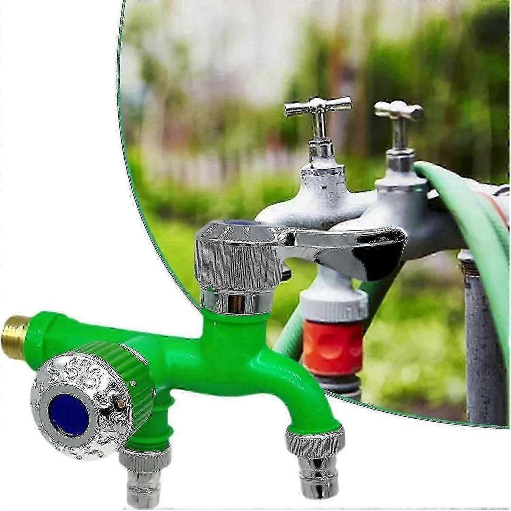 2026 Hot!! Washing Machine Faucet, Dual Control Water Diverter - Thick Ergonomic Handle - Laundry Tub Faucet, Dual Control Washing Machine Faucet with