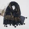 Bohemian Viscose Ethnic Women Luxury Shawl Scarf Lady High Quality Thick Wrap Pashmina Stole Bufanda Muslim Hijab 18090cm