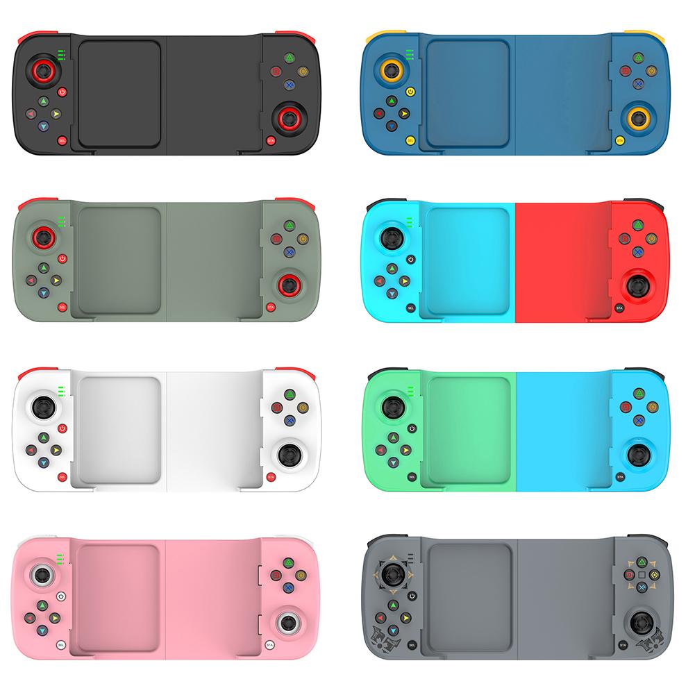 D3 Mobile Phone Stretch Game Controller Joystick Bluetooth-Compatible5.0 Wireless Gamepad for IPhone/iOS/Android for PUBG