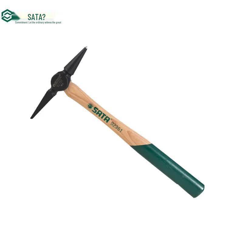 SATA Walnut Wood Handle Welding Slag Hammer 0.5lb