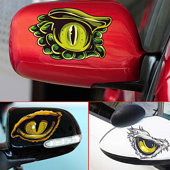 Водонепроницаемая автомобильная наклейка, износостойкая виниловая наклейка с рисунком орлиного глаза, эко-образец