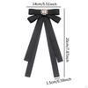 Bow Tie for Women Neck Brooch Pin Pre Tied Bowtie Ribbon Clothing Accessories