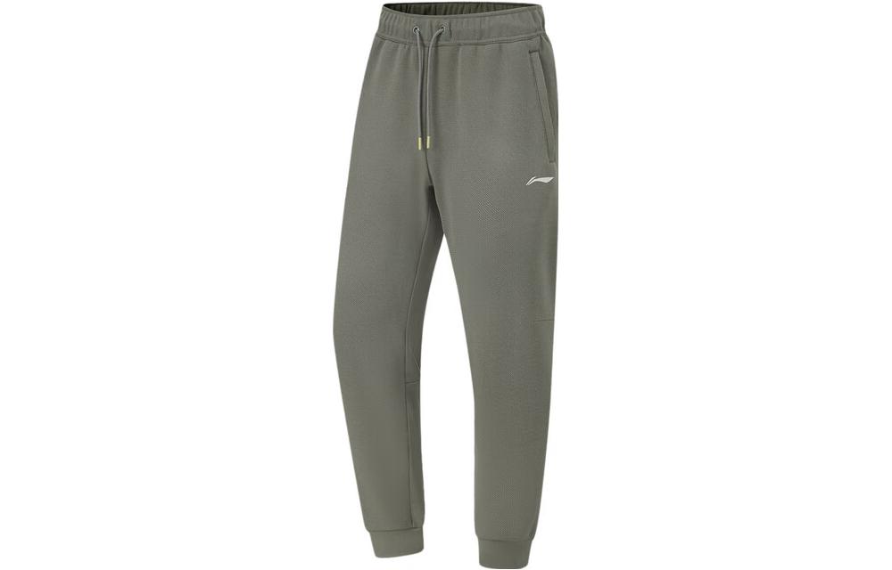Men's Li-Ning Li Ning Fitness Series Urban Techwear All Weather, Solid Color Elastic Cuff Fleece Lined
