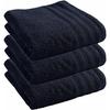 Комплект из 3 душевых простыней "Spa" 70 х 140 см / 400 г/м² - "Spa" Midnight Blue