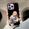Чехол для телефона Angel Mahiru Shina для iPhone 17 16 15 14 13 12 11 X XR XS Air Pro Max Plus Фиолетовый Разноцветный Серебристый Чехол