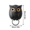 Сова Ночь Настенная Вешалка Для Ключей Настенное Украшение Для Дома Творчество Крючки Магнитный Брелок Магнит Безопасный Брелок Держатель Ключей