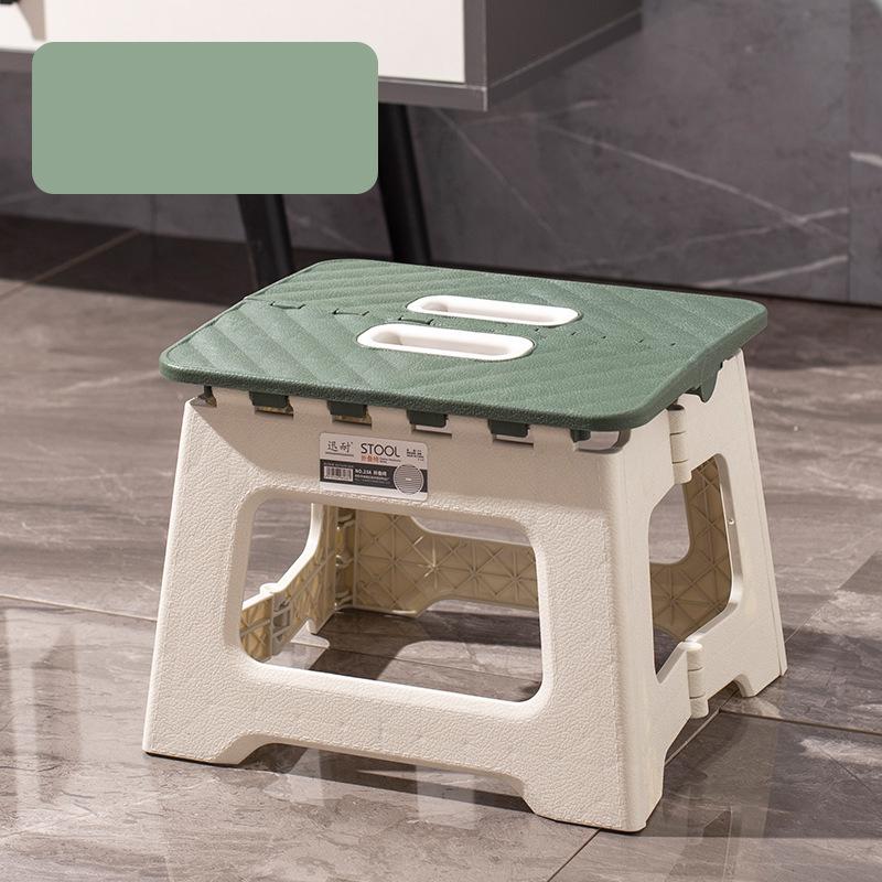 Outdoor Portable Folding Stool High Load-bearing Thickened Plastic Saddle Chair Mini Chair Fishing Stool Square Stool Camping Stool