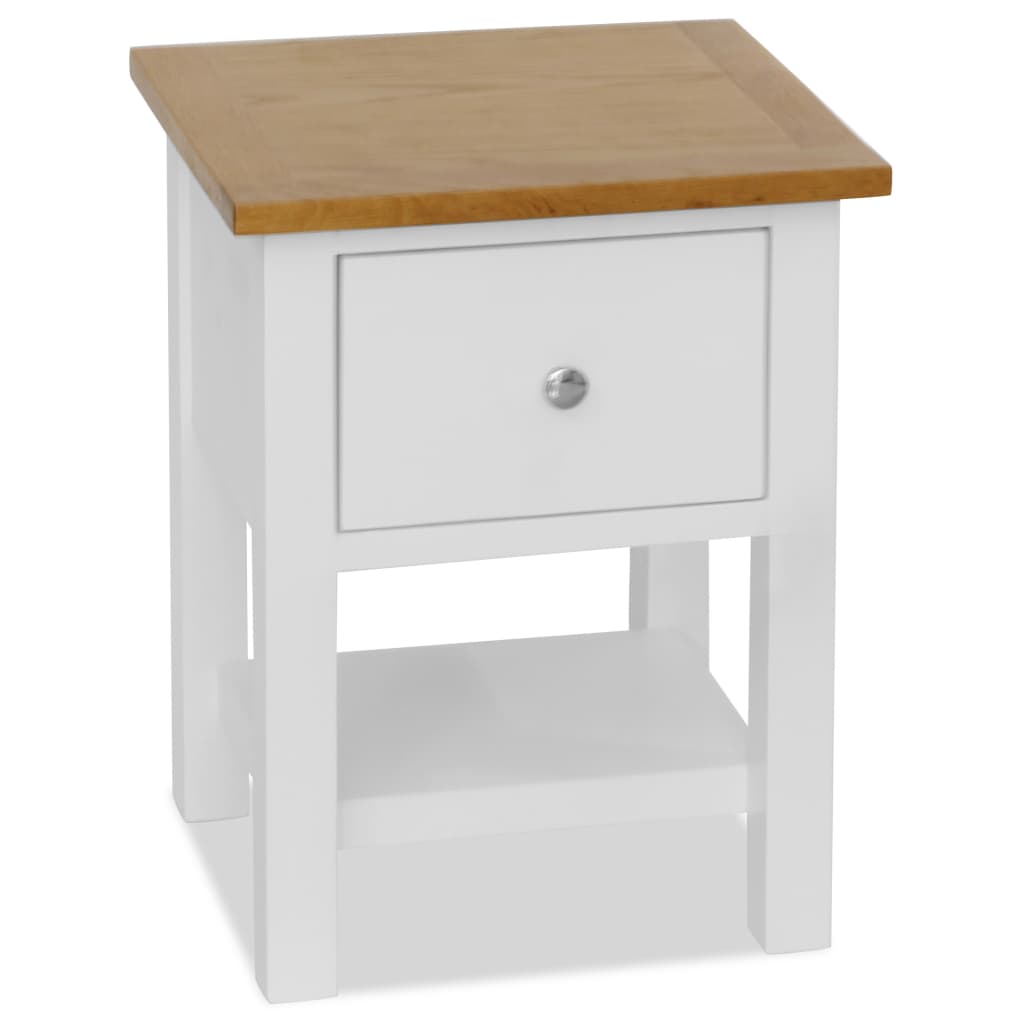 Nightstand 36 x 30 x 47 cm Solid Oak Wood