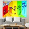 Numberblocks Print Tapestry, Backdrop, Easy Setup, Ideal for Bedroom, Office & Living Room, with Aesthetic Wall Hanging Decor.