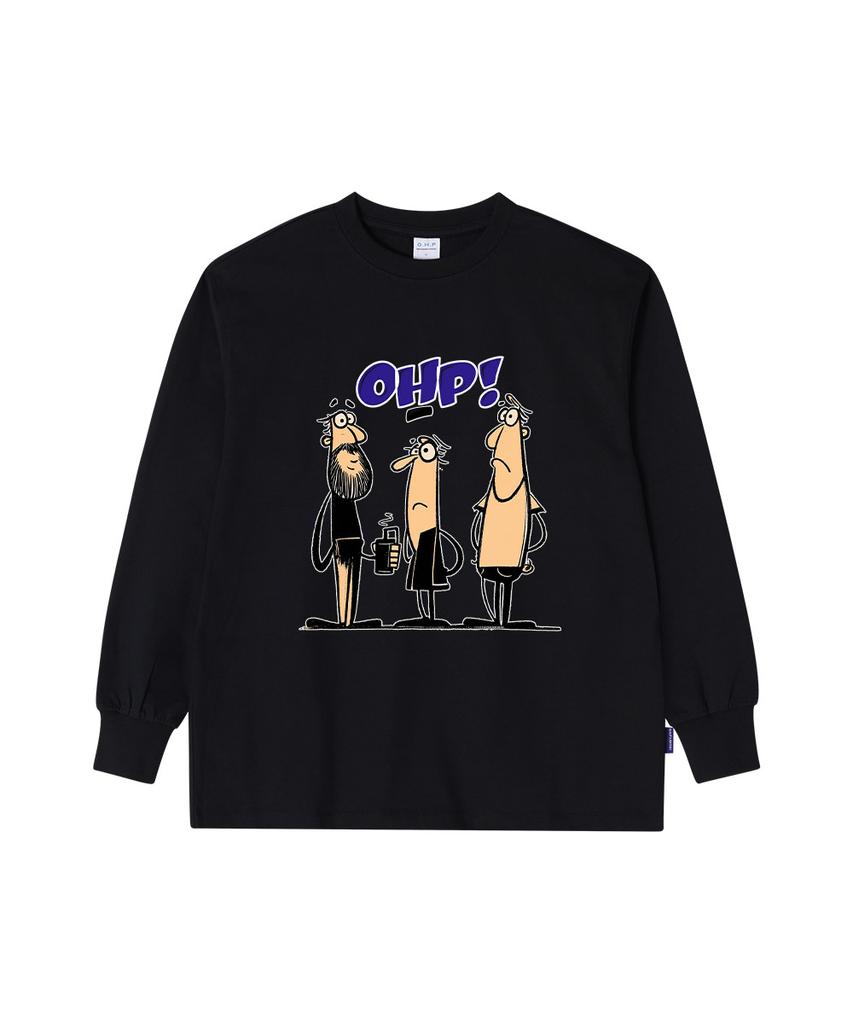 OHP Ohpxaidaeve Ohp Friends Crew Neck Long Sleeve T-Shirt