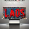D Flat  Only Decorative Items AvailablepcVintage Laos Metal Decorative Plaque And OrnamentRustic Style Wall Decor Suitabl