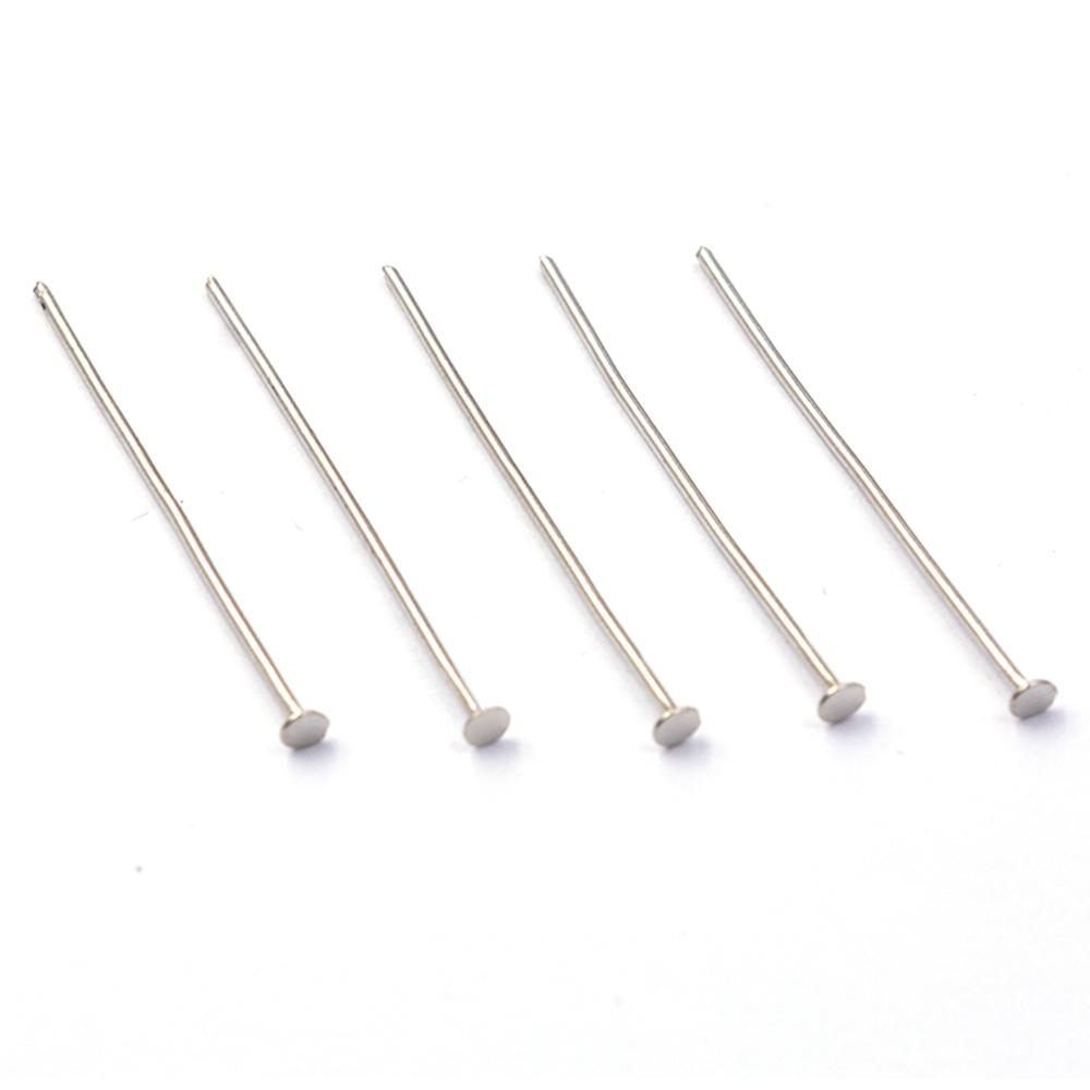Flat Head Eye Pin Needles Beads Supplies for Jewelry Making Bracelet Accessories Earring Diy