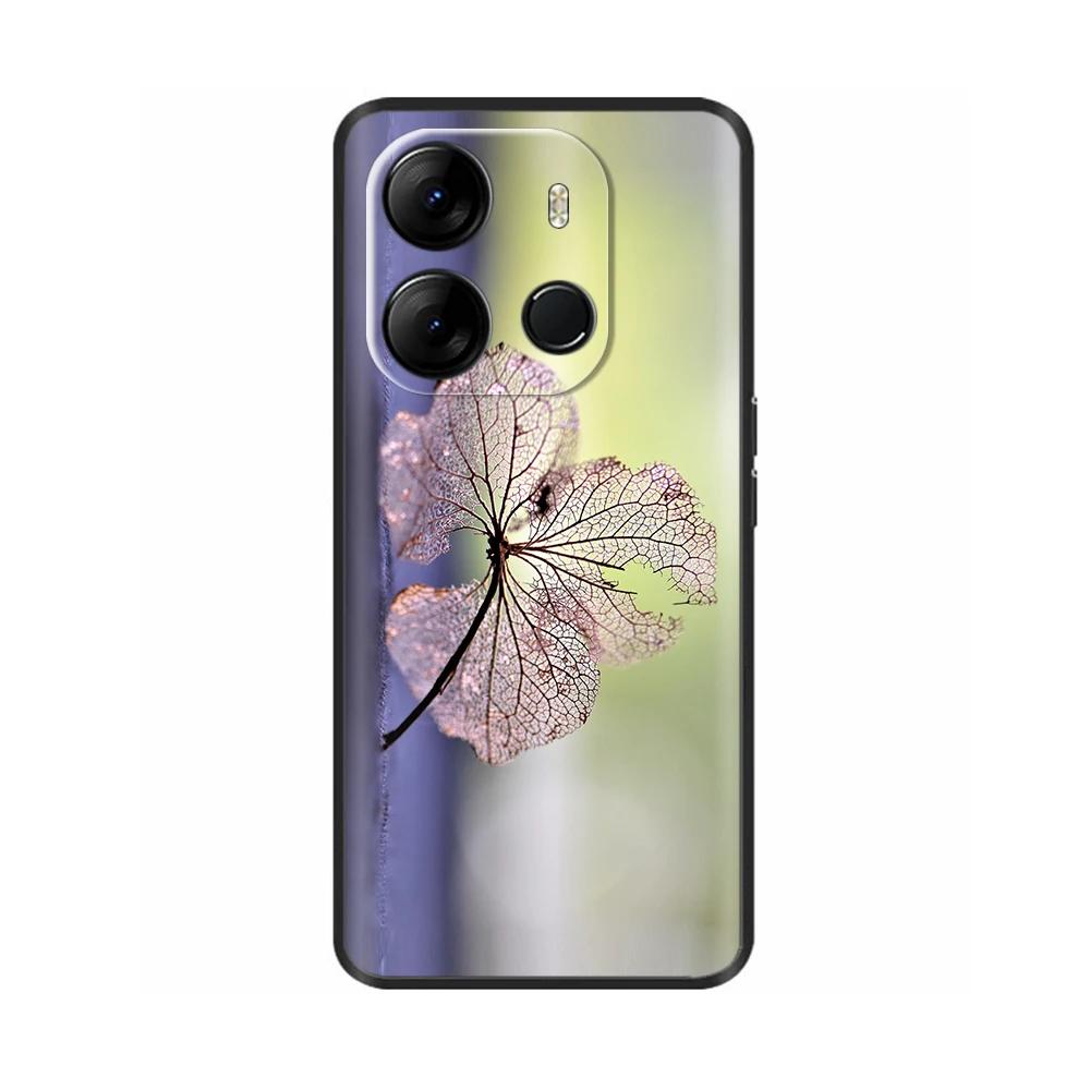 Для чехла Spark Go 2023 Мягкий черный силиконовый бампер-крышка Для Tecno Spark Go 2023 BF7n Чехол Capa Защитный чехол для мобильного телефона Etui