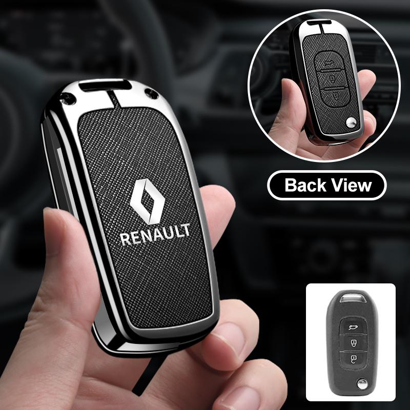 For Renault 2026 New Hub Caps Leather Car Key Cover for Renault Austral Kadjar Clio Megane Captur Arrana Kolaos Zoe Scenic Dacia