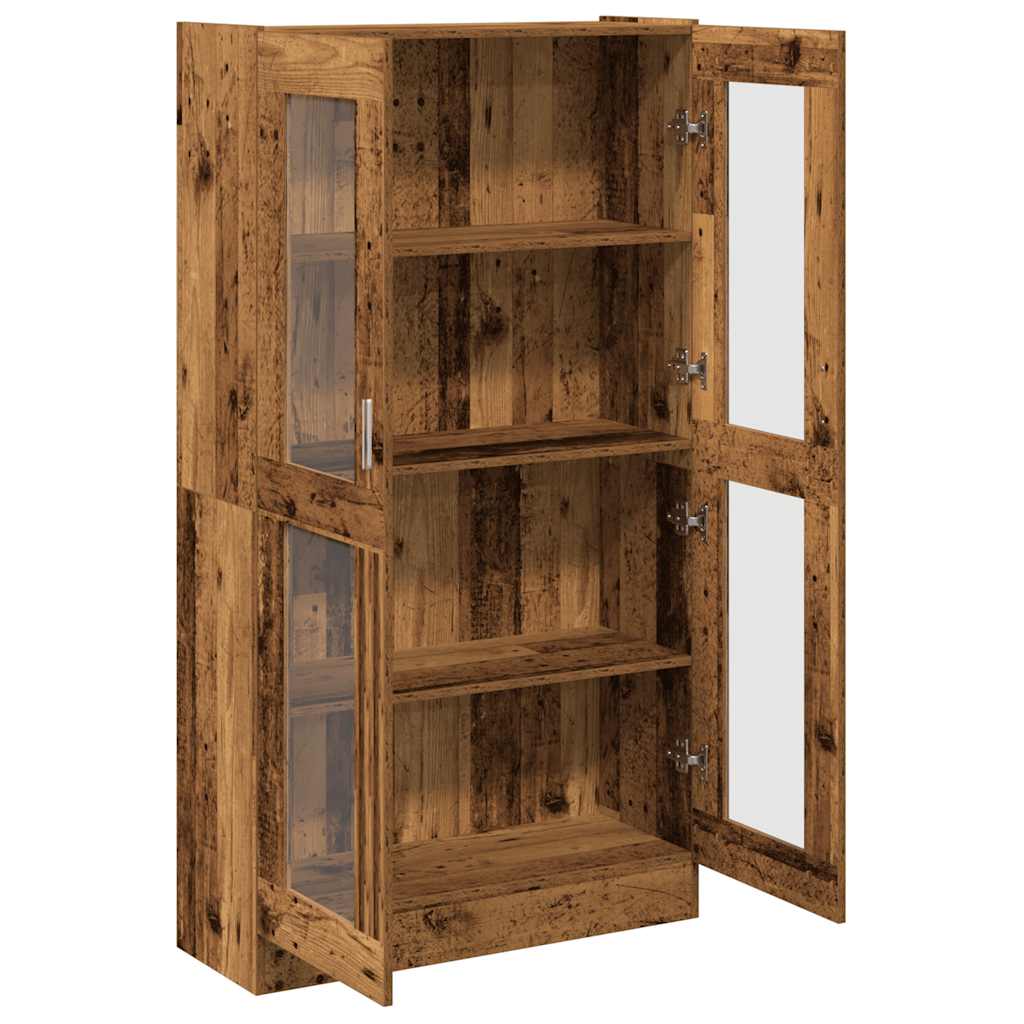 Vidaxl Szafka, Stare Drewno, 82,5X30,5X150 Cm, Materiał Drewnopochodny