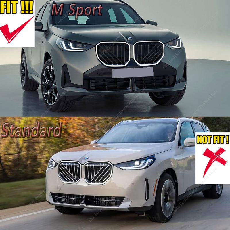 For Bmw X3 G45 M Performance Style Front Bumper Lip Spoiler Splitter Diffuser X3 20 20d 30e M50 M Sport 2024 2025 Tuning