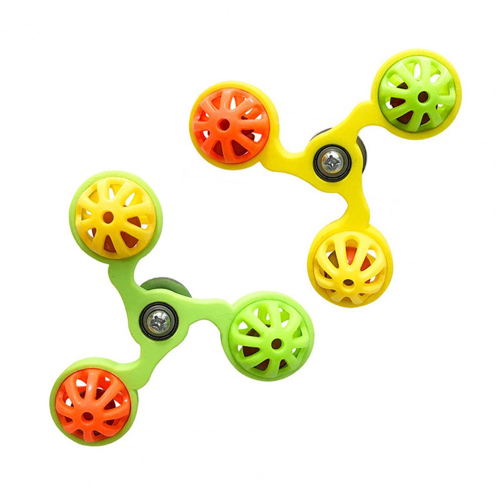 Parrot Toy Bird Boredom Buster Parrot Spinner Rattle Toys Set Bird Cage Wheel Toys Colorful Chewing Exercise for Budgies