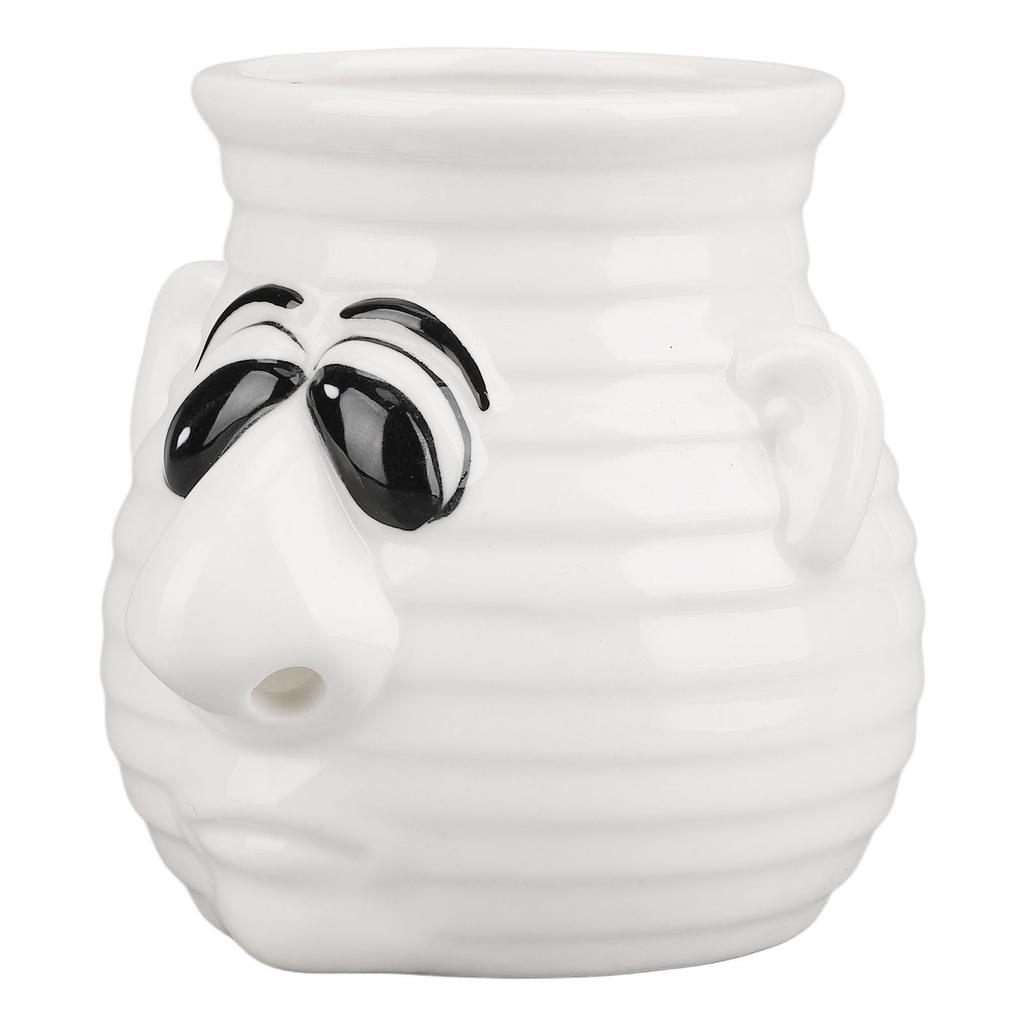 Egg Separator Funny Snot Nose Easy Operation Durable Ceramic Time Saving Egg White Separator for Egg Kitchen