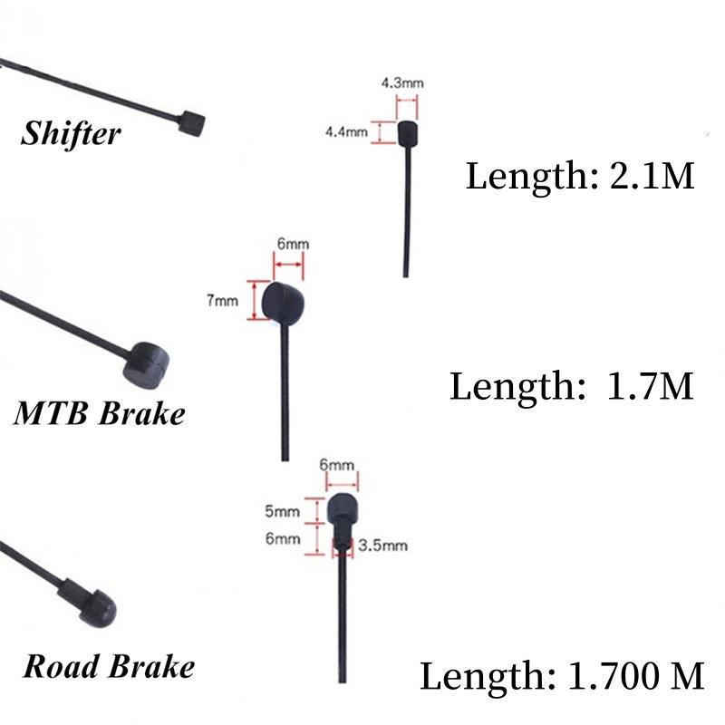 CNC Teflon Bicycle Shifting Brakes Iner Line For MTB Road Bike Shifter Brake Derailleur Brake Cable