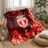 Monaco FC Soft Flannel Fleece Blanket Lightweight Cozy Warm Throw Blanket For Sofa Bed Home Decor