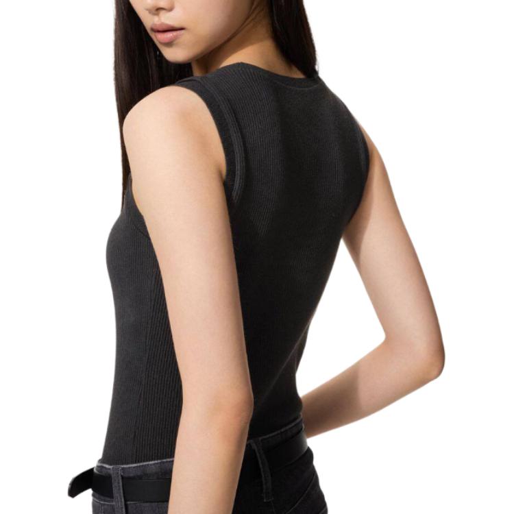 Uniqlo SS26 Жилет женский с круглым вырезом, освежающий, универсальный, для commuters, топ 489244-09