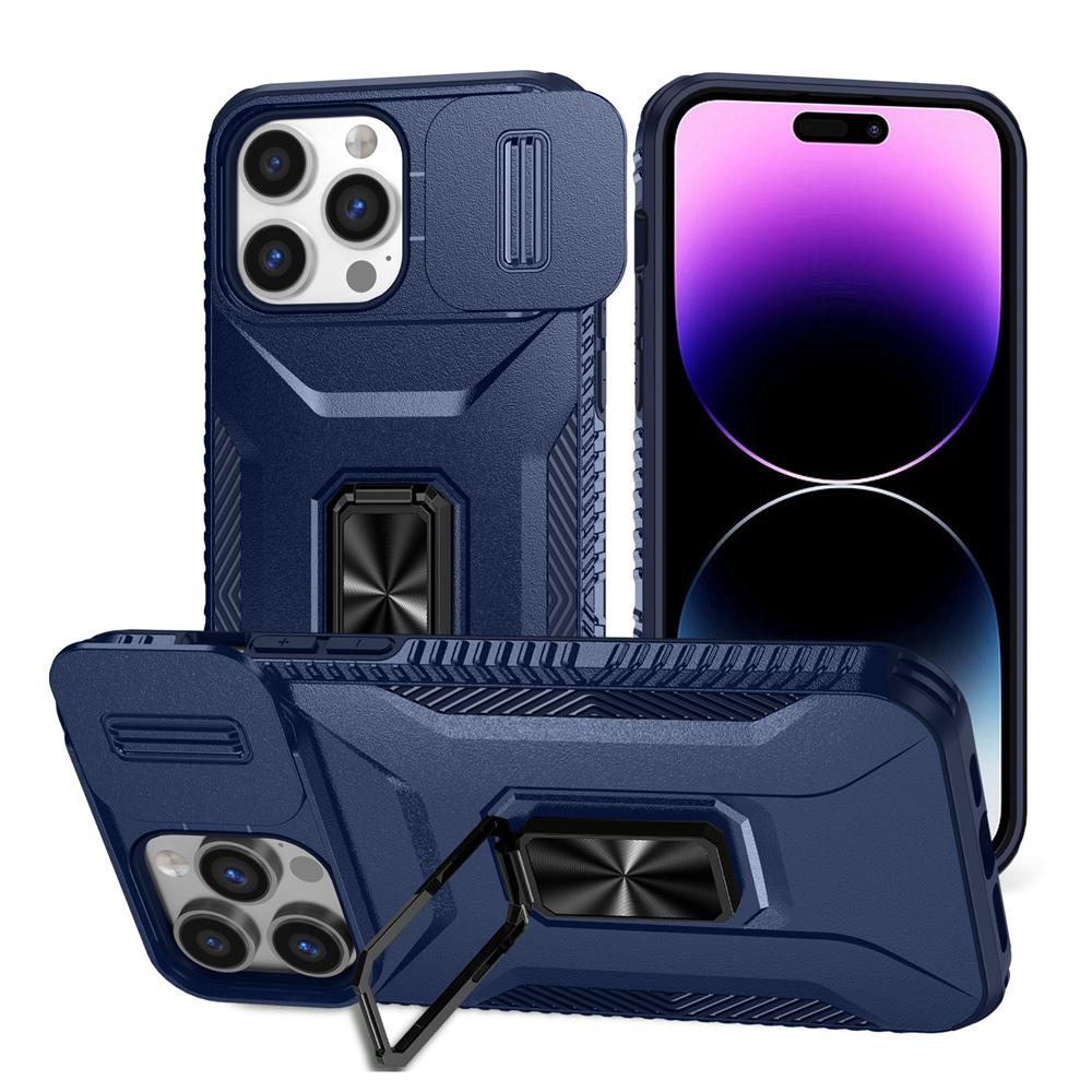 KEYSION Противоударный чехол для iPhone 15 Pro Max 15 Plus Slide Camera Protection Ring Stand Phone Cover для iPhone 12 13 14 Pro Max