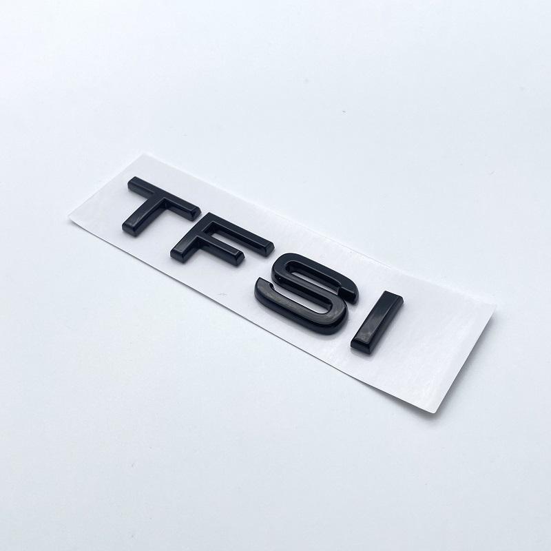 Chrome Glossy Black ABS Letters Numbers 30TFSI 35TFSI 40TFSI 45TFSI 50TFSI Emblem for Audi A3 Car Rear Trunk Logo Sticker