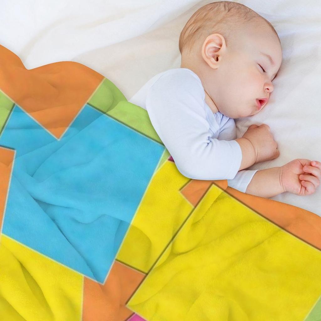 Художественные липкие заметки Плед-покрывало для декоративного дивана-кровати, плед, мягкие одеяла