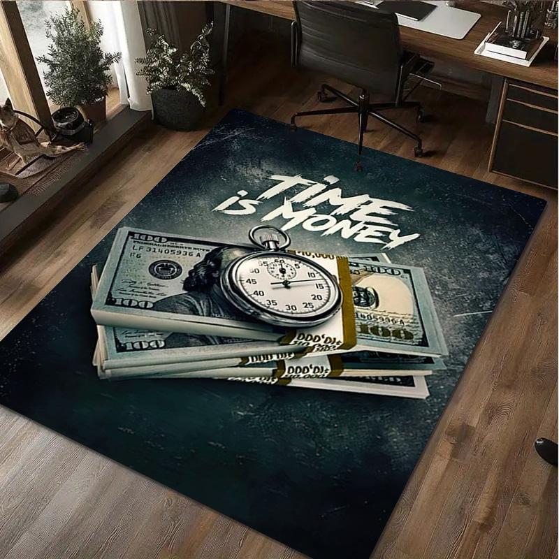 Money Rug - Home carpet Office Decorative Carpet For Living Room Bedroom Door Mat Floor Rug Computer Chair Area Rug