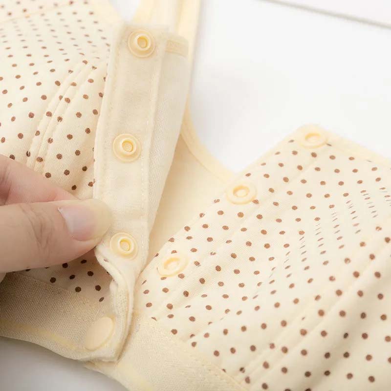 Передняя пряжка без стального кольца, хлопковый бюстгальтер большого размера в сборе, женское нижнее белье, хлопковый бюстгальтер-жилет для среднего и пожилого возраста