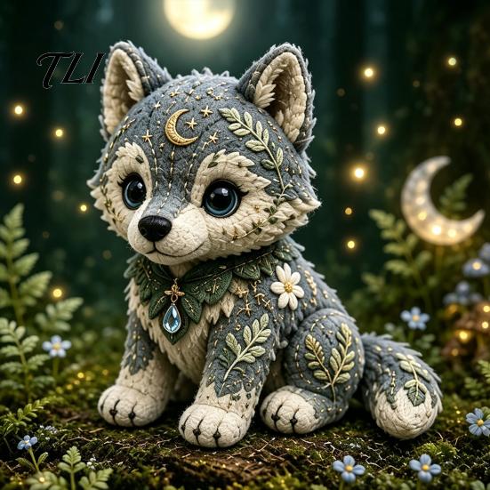 Diy Patchwork Kit Forest Guardians DIY Kit, Woodland Animal Sewing Pre-cut Hand Sewn Wildlife Figures Fabric Craft for Adults, Handmade