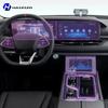 Для Bestune T99 -2025 Защитная наклейка на центральную консоль салона автомобиля Декоративная полоса в салоне Защитная наклейка из ТПУ Модификация