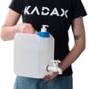 Канистра для воды KADAX, контейнер для умывальника, канистра, дозатор мыла, жидкости 5 л с краном