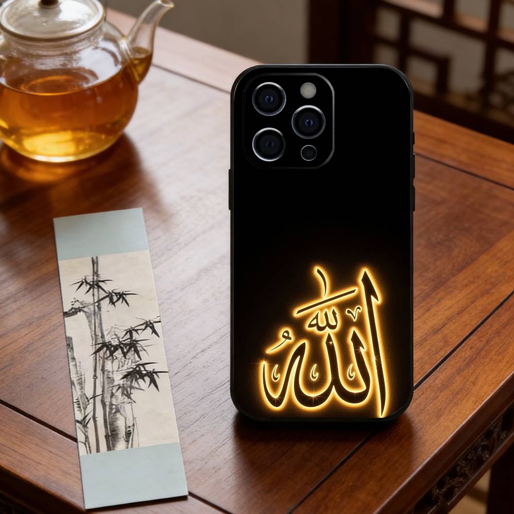 Чехол для телефона Allah Силиконовый Мягкий Для IPhone 17 16 15 14 13 12 11 X XR Plus Pro Max Plus