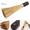 Бамбуковая щетка для мытья посуды Глубокая очистка Угловая головка Длинная ручка Дизайн Скребок для посуды Легко чистить Многофункциональный очиститель для кухни
