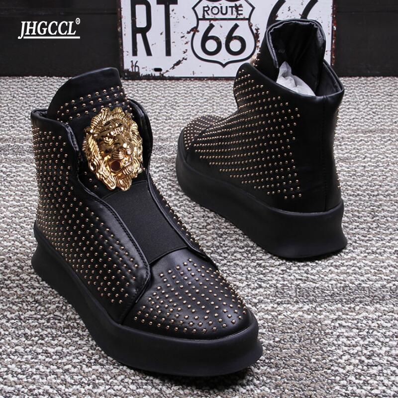 Дизайнерские мужские ботинки модного бренда Высококачественные толстые кожаные лоферы на низком ходу повседневная обувь для скейтборда